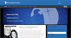Desktop Screenshot of morningstareurope.org